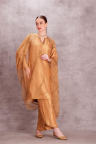 Golden Silk Kurta Set